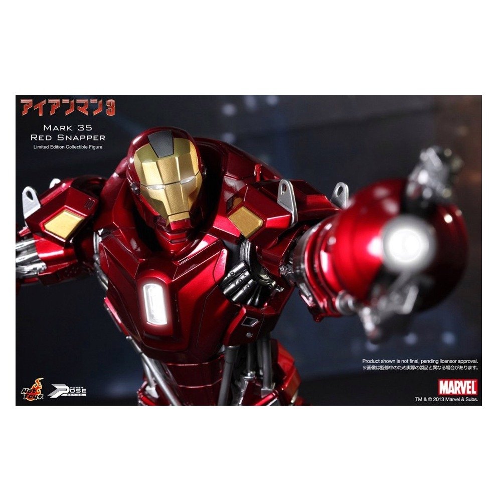 Amazon.com: Hot Toys Iron Man 3 Movie 1/6 Scale Power Pose Figure