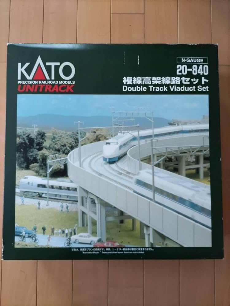 Amazon.co.jp: 【ほぼ 美品】 KATO 20-840 複線高架線路セット 新幹線