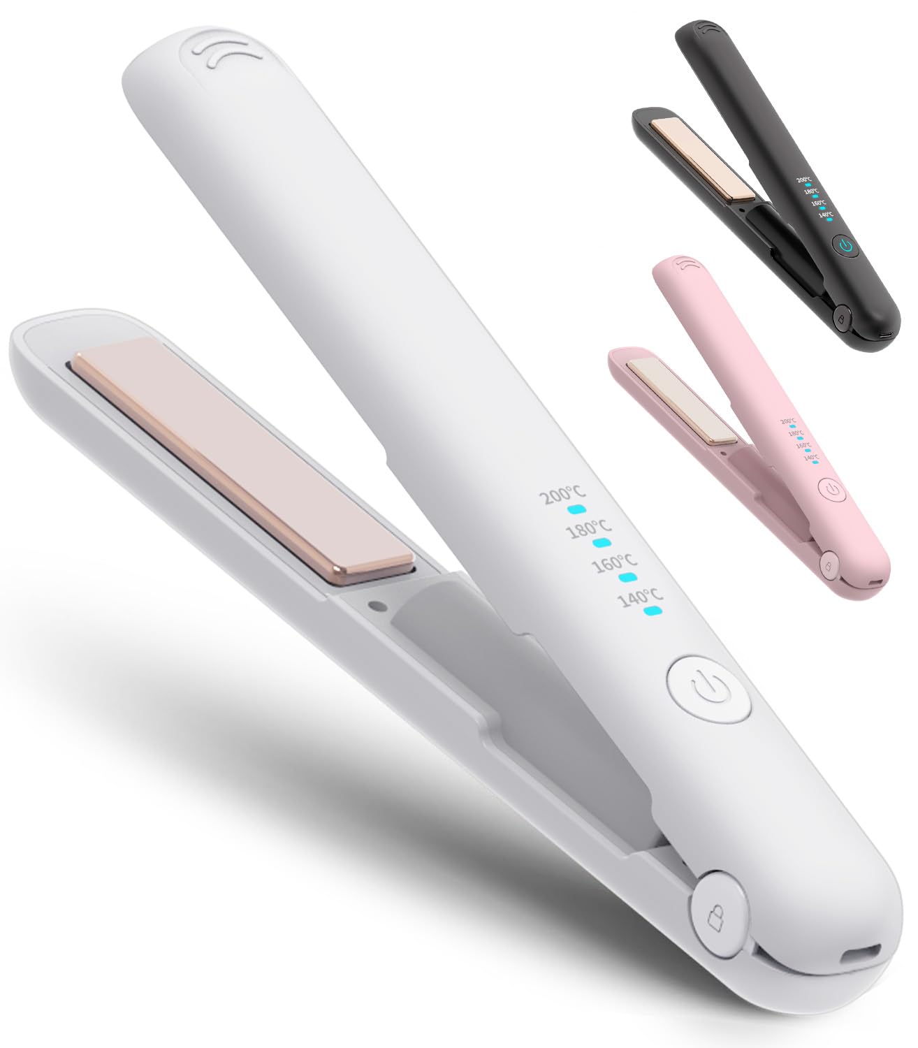 Amazon | 持ち運びヘアアイロン USB充電式 ミニ 前髪 アイロン 2WAY