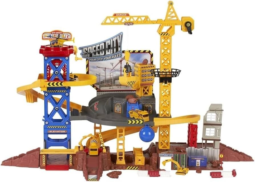 Amazon.co.jp: トイザらス タワークレーン コンストラクションセット