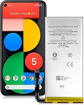 Amazon.com: SHENMZ Pixel 5 Battery,4080mAh High-Capacity Battery