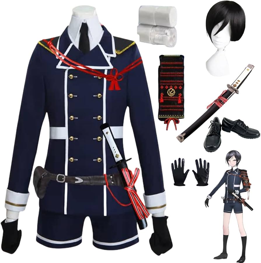 Amazon.co.jp: [HAOJEE]薬研藤四郎コスプレ戦闘服 武士服 刀剣乱舞 廻