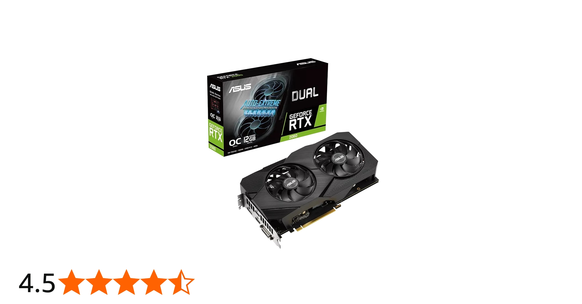 Amazon | ASUS DUAL NVIDIA GeForce RTX 2060 搭載ビデオカード EVO OC