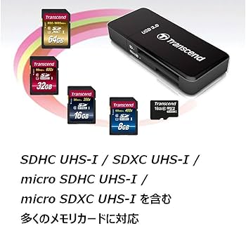 Amazon | Transcend USB 3.0 Super Speed カードリーダー TS-RDF5K