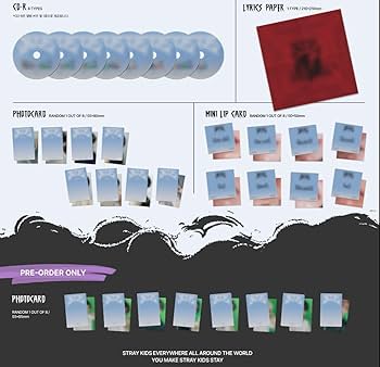 Amazon.com: Stray kids ATE 9th Mini Album ACCORDION 8 Ver Set