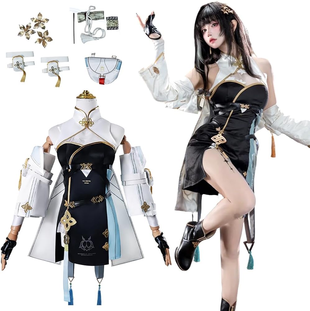 Amazon.co.jp: [Sieberg] 鳴潮 WuWa 白芷 コスプレ衣装 ビャクシ