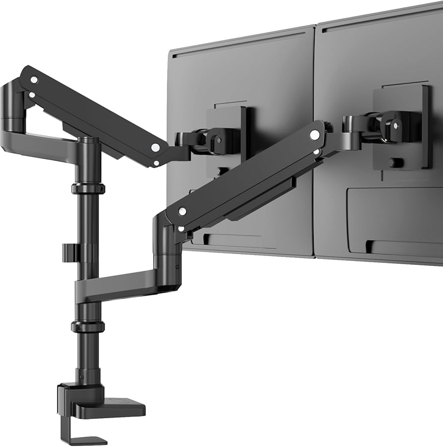 Amazon.co.jp: WORLDLIFT モニターアーム デュアル 上下2画面 ロング