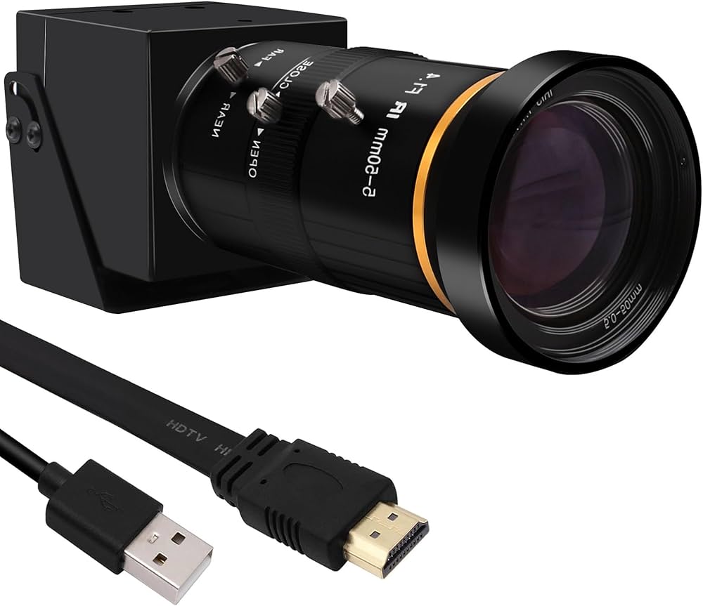 Amazon.co.jp: HDMI USBカメラ Rabbitroom 4K UHD 30FPS Webcam 10倍