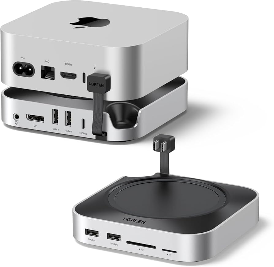 Amazon | UGREEN Mac mini M4/M4 Pro 専用 USB-Cハブ & スタンド 10-in