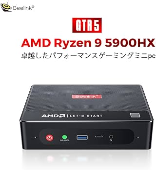 Amazon.co.jp: Beelink GTR5 ミニPC、AMD Ryzen 9 5900HX Mini gaming