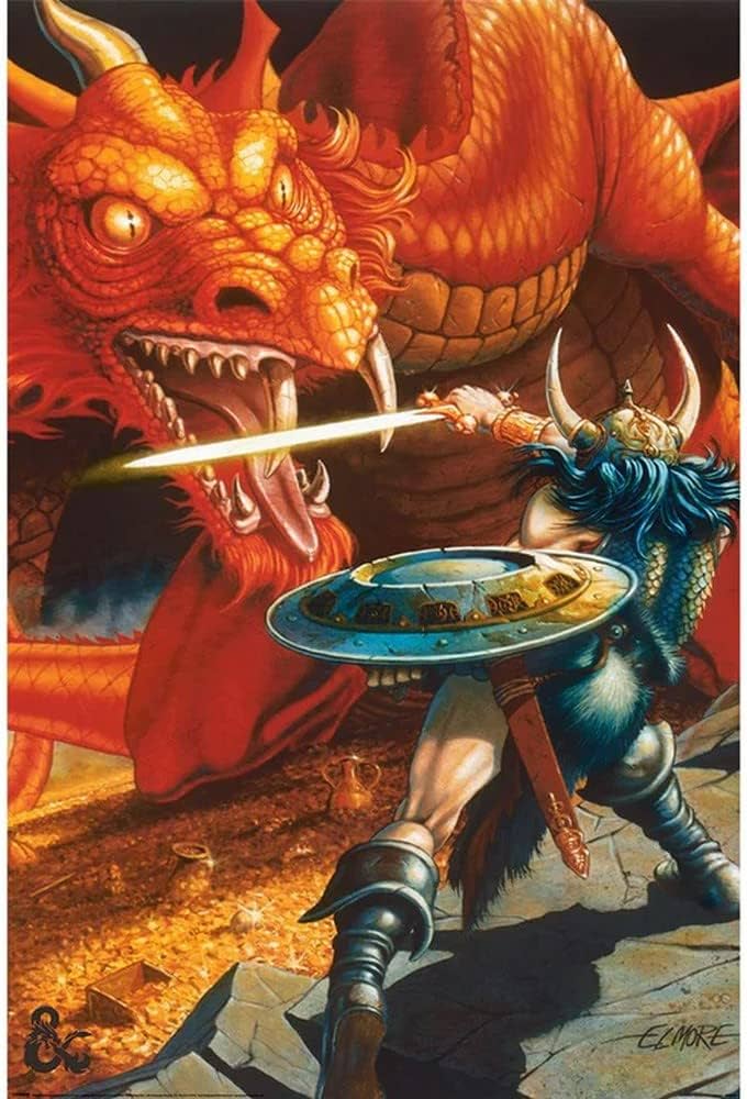 Amazon.com: Dungeons & Dragons (Classic Red Dragon Battle) 61 x