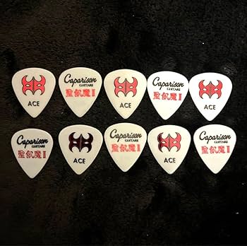 Amazon.co.jp: 聖飢魔II エース清水長官モデル ギターピック