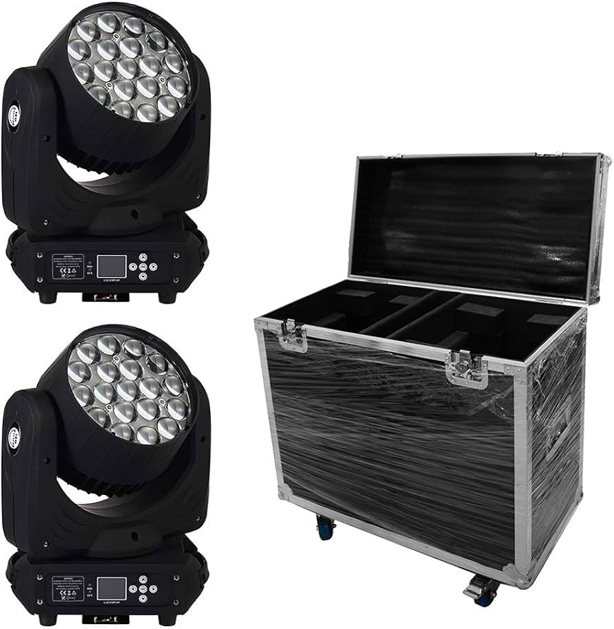 ムービングライト送無2台ROBEshow lighting ledwash136 ムービング