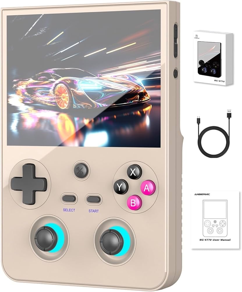 Amazon.com: Anbernic RG477V Retro Handheld Game Console , 4.7 Inch