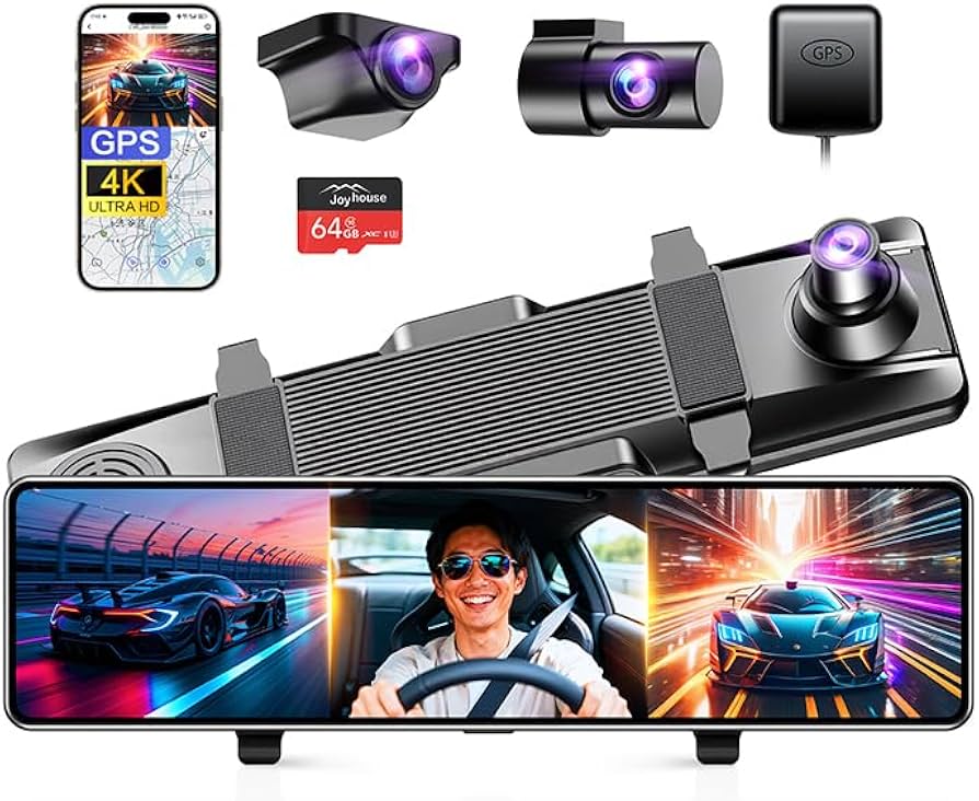 Amazon.co.jp: ドライブレコーダー ミラー型 【2026業界新開発 3カメラ