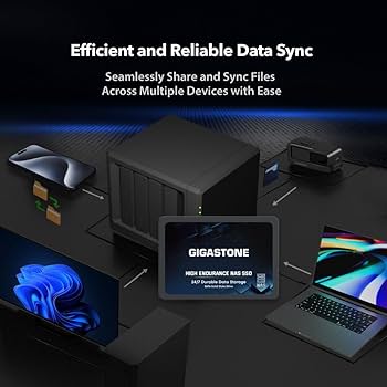 Amazon.co.jp: GIGASTONE Enterprise SSD, 1 TB, NAS SSD, TLC, 3D