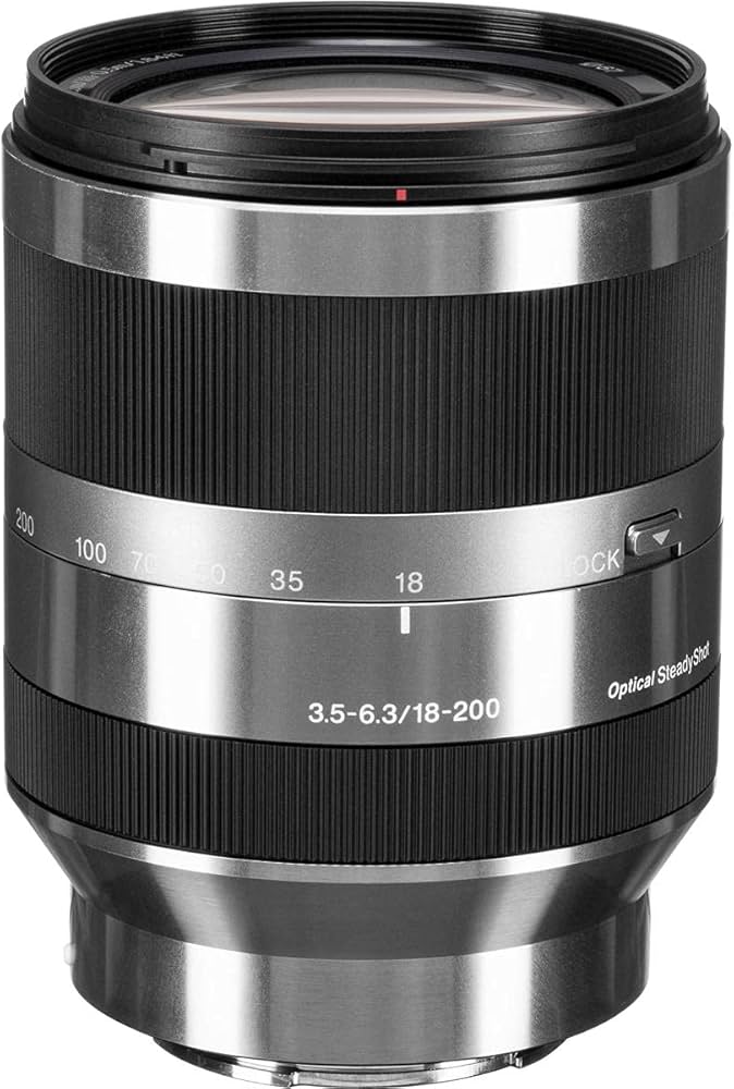 Amazon.com : Sony Alpha SEL18200 E-Mount 18-200mm F3.5-6.3 OSS
