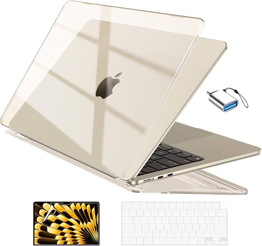 Amazon.com: EooCoo Compatible with MacBook Air 13 inch Case 2026
