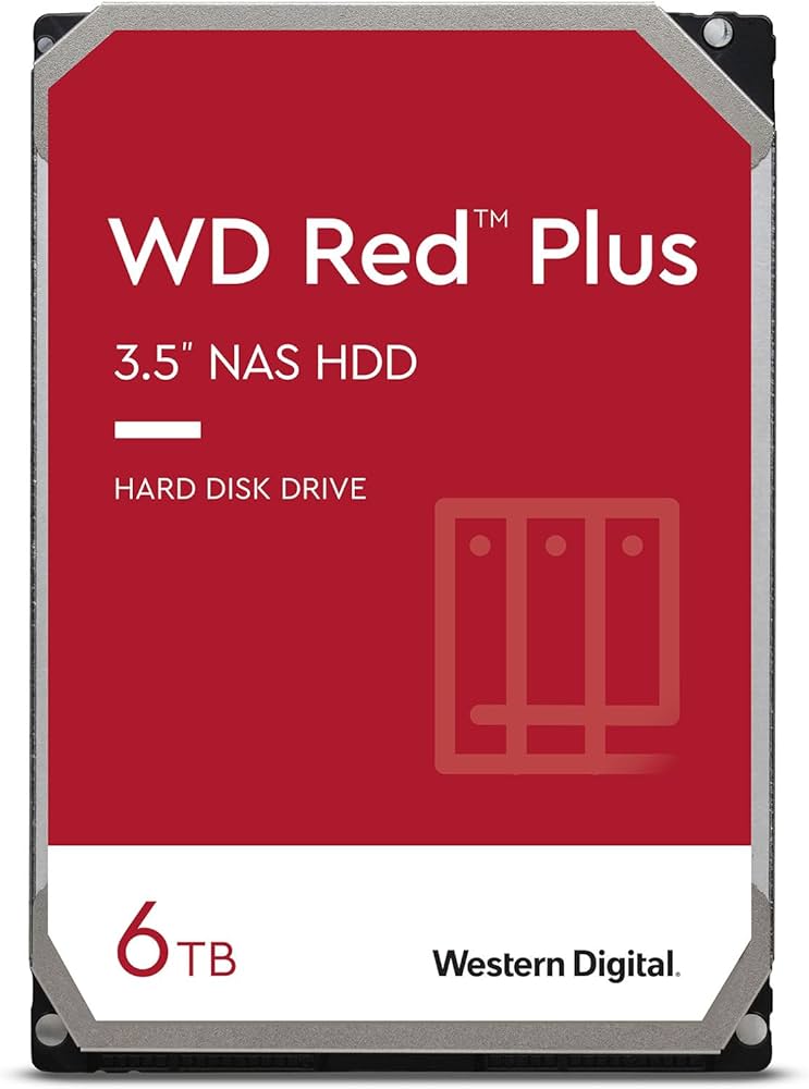 Amazon.com: Western Digital 6TB WD Red Plus NAS Internal Hard