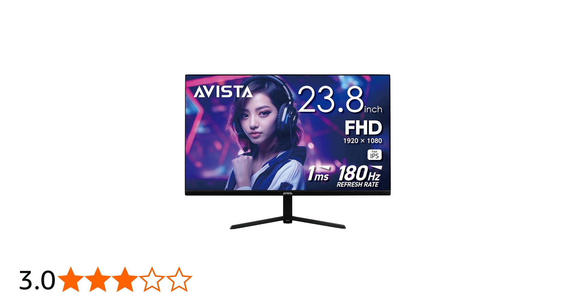 Amazon.co.jp: AVISTA ドウシシャ ゲーミングモニター 23.8インチ 液晶