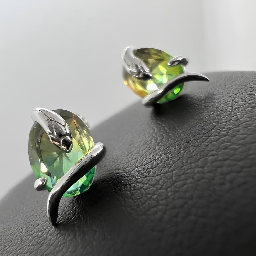 Amazon.co.jp: p104aプラチナ仕上白蛇ピアス シルバー925 神秘的 開運