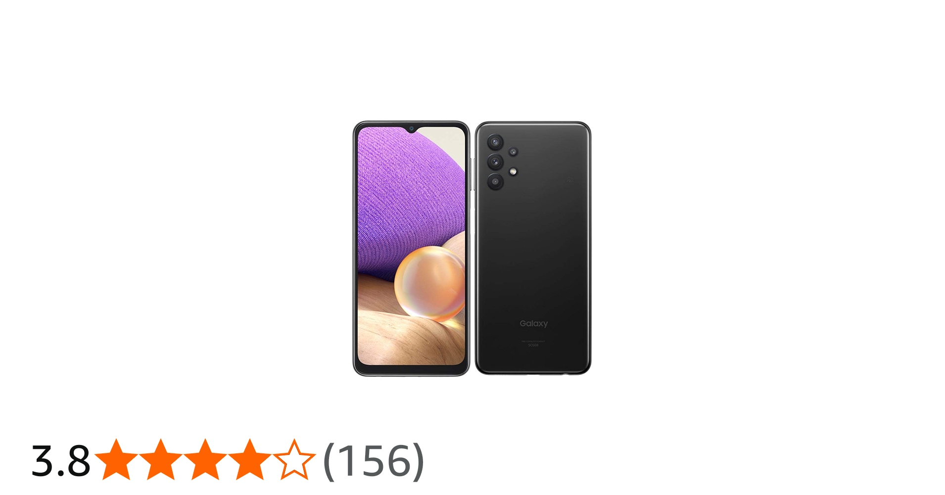 Amazon | KDDI SIMフリー au Galaxy A32 5G SCG08 [オーサムブラック