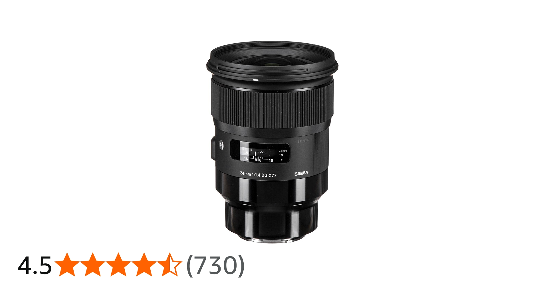 Amazon.co.jp: SIGMA 単焦点広角レンズ 24mm F1.4 DG HSM | Art A015