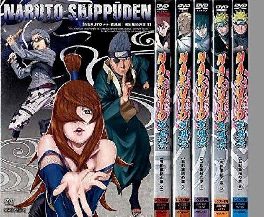 Amazon.co.jp: ナルト 疾風伝 五影集結の章 [レンタル落ち] (全6巻