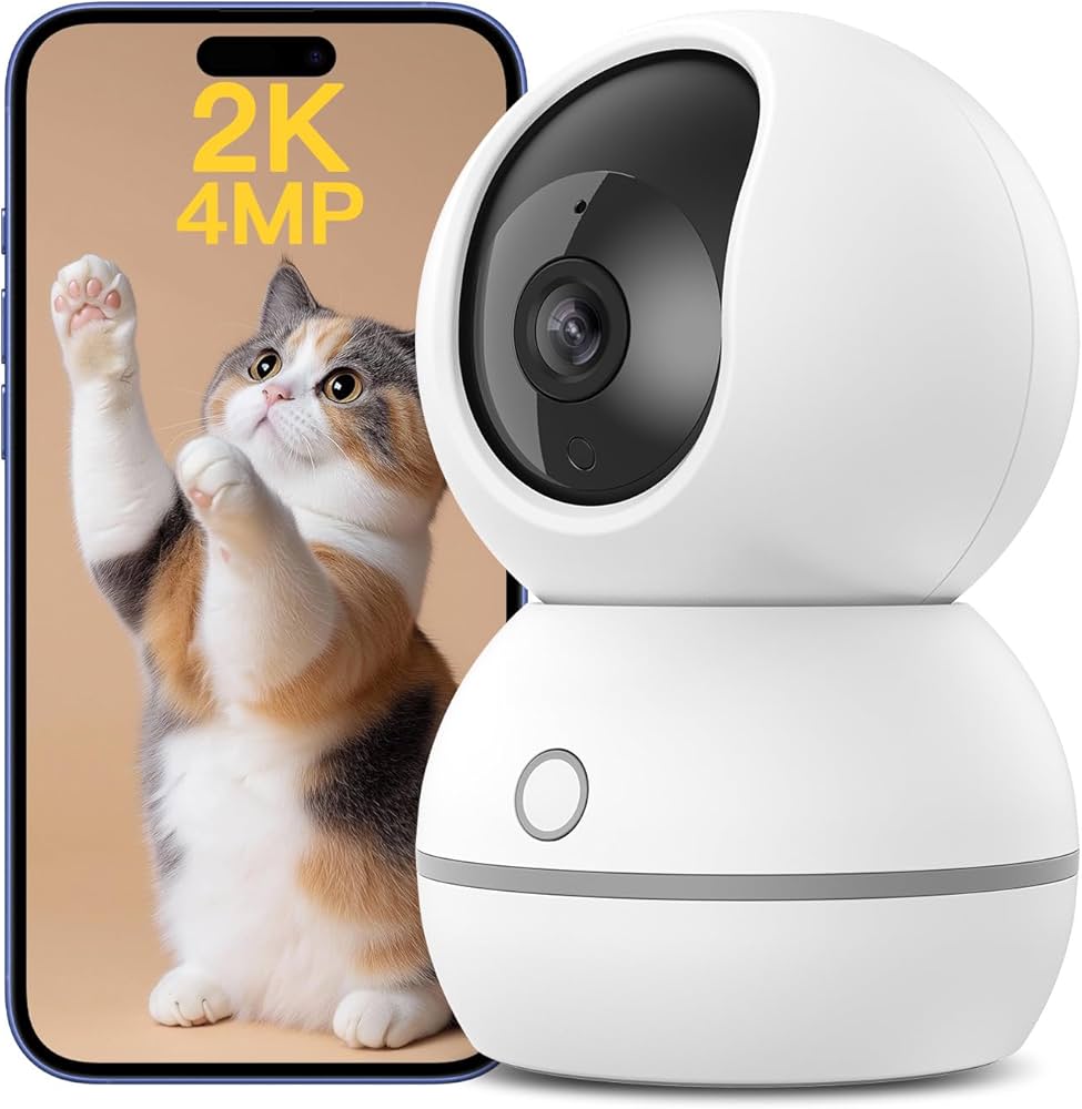 Amazon.co.jp: 2025年新型 ペットカメラ 400万画素 2K ベイビー