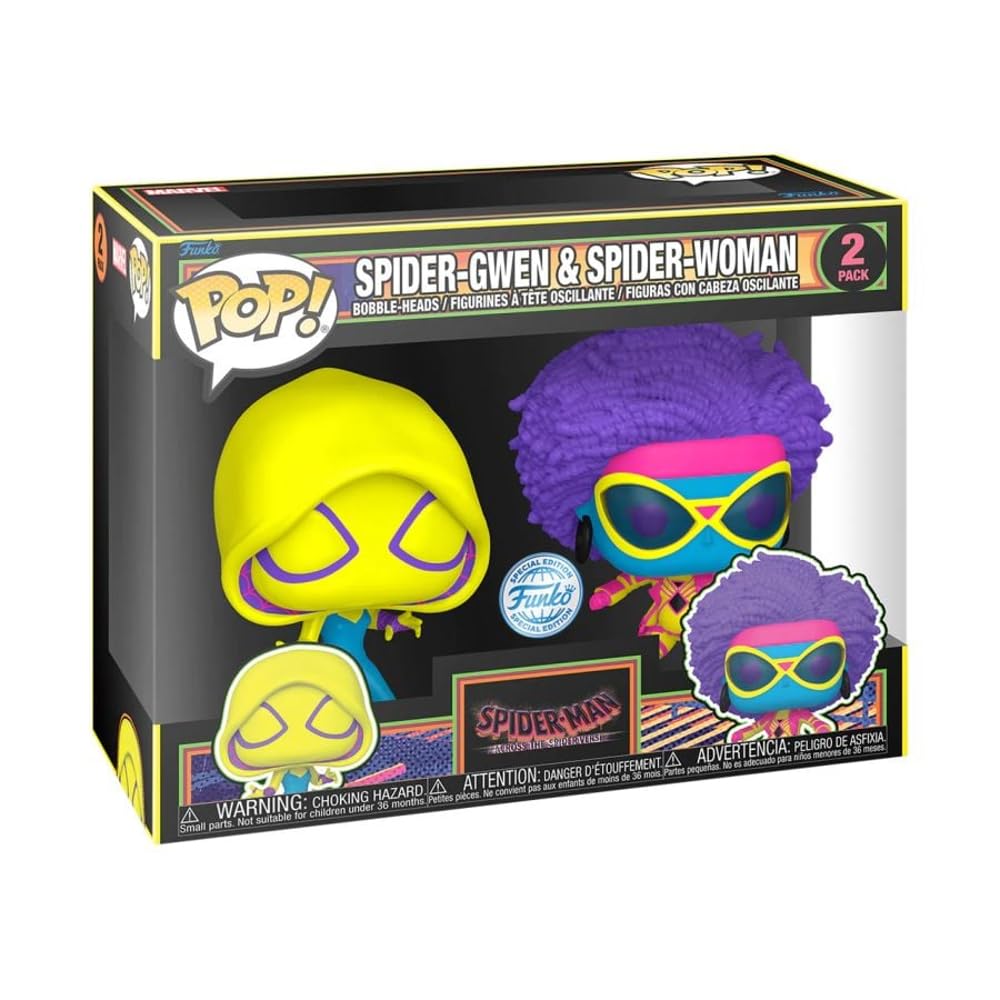Amazon.com: Funko Spider-Man Spider-Gwen & Spider-Woman Pop! Vinyl