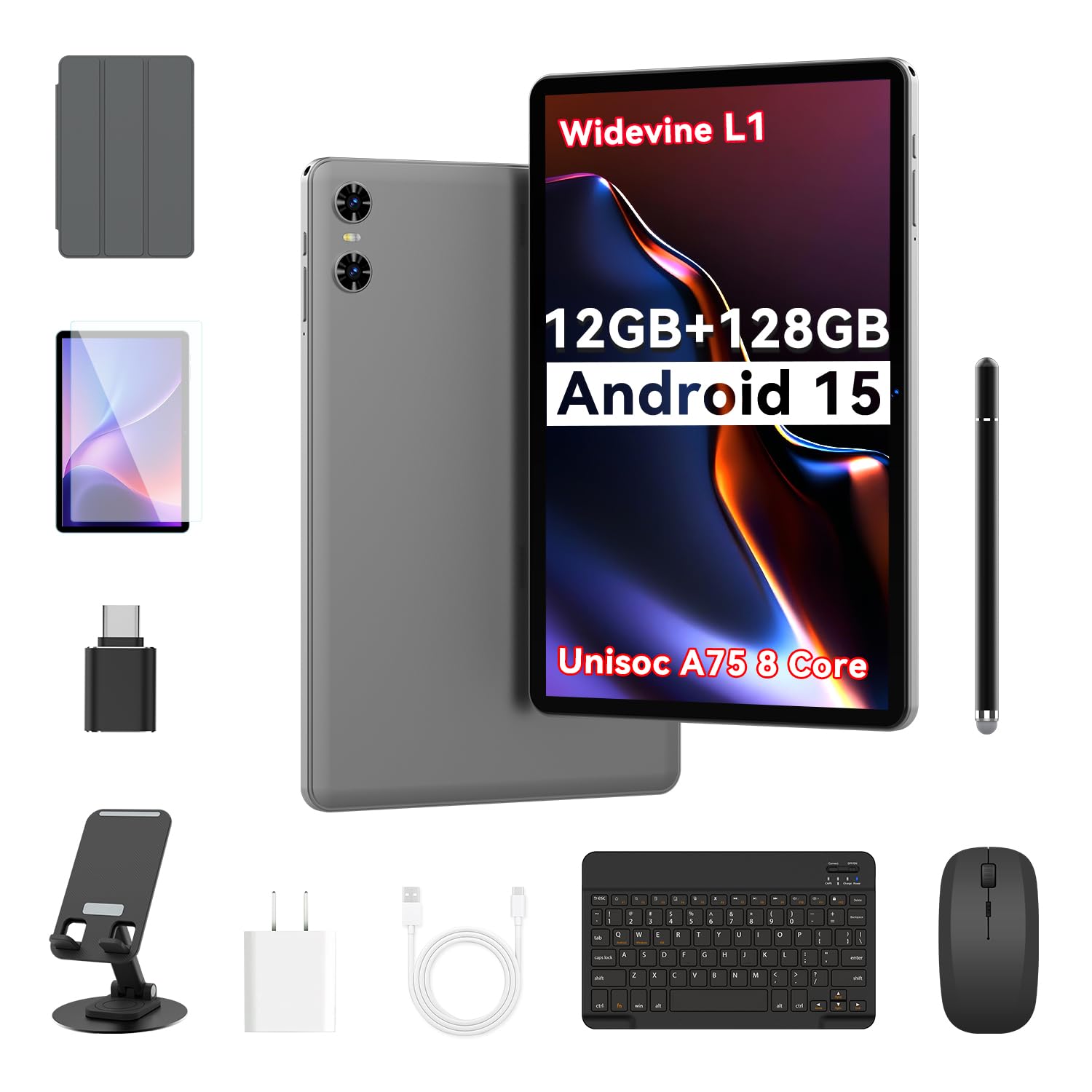 Amazon.co.jp: SVITOO Android タブレット 10インチ、2025 Android 15