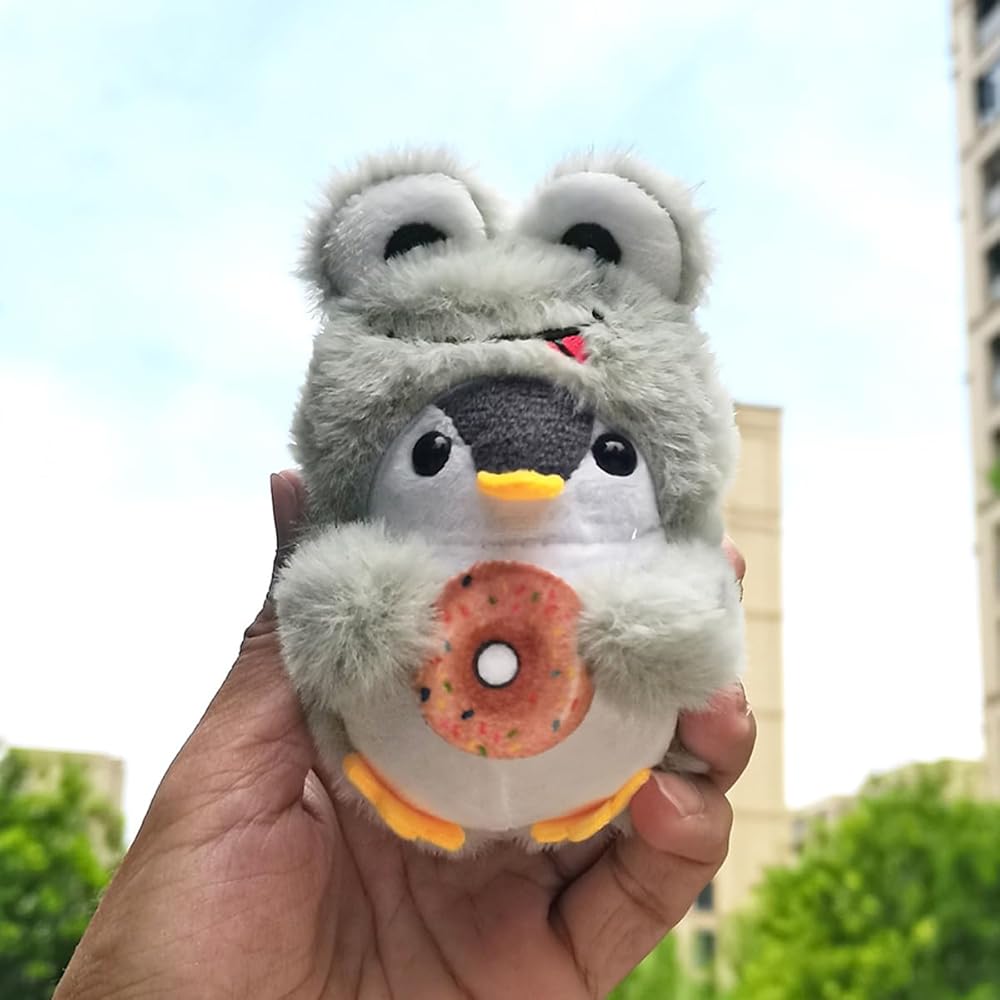 Amazon.co.jp: [Ladruph] ペンギンのぬいぐるみ キーホルダー 3個