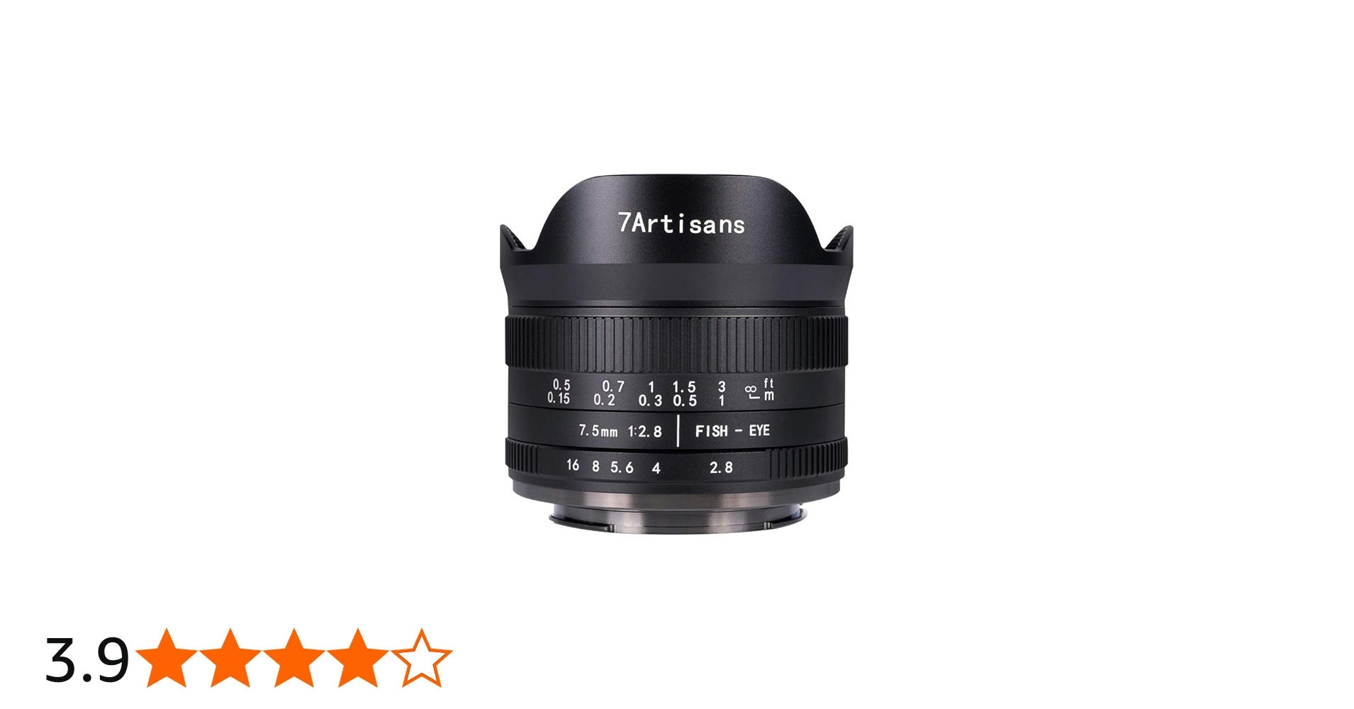 Amazon.co.jp: 七工匠 7Artisans 7.5mm F2.8 FISH-EYE II ED Zマウント