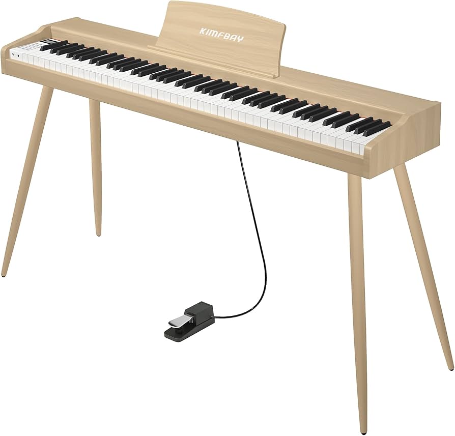 Amazon | KIMFBAY 電子ピアノ 88鍵盤 木製 電子 ピアノ 88鍵 Digital