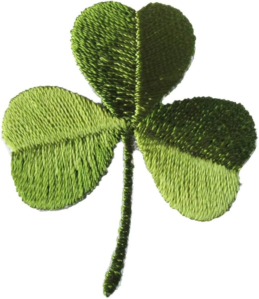 Amazon.co.jp: アイロンワッペン クローバー (三つ葉) : ホビー