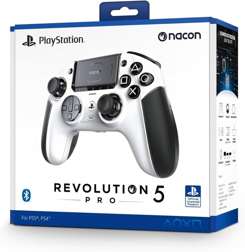 Amazon.com: Revolution 5 Pro Controller - White : Cell Phones