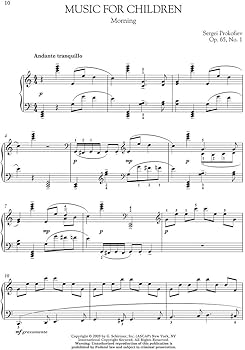 Prokofiev – Music for Children, Op. 65 | Piano Sheet Music