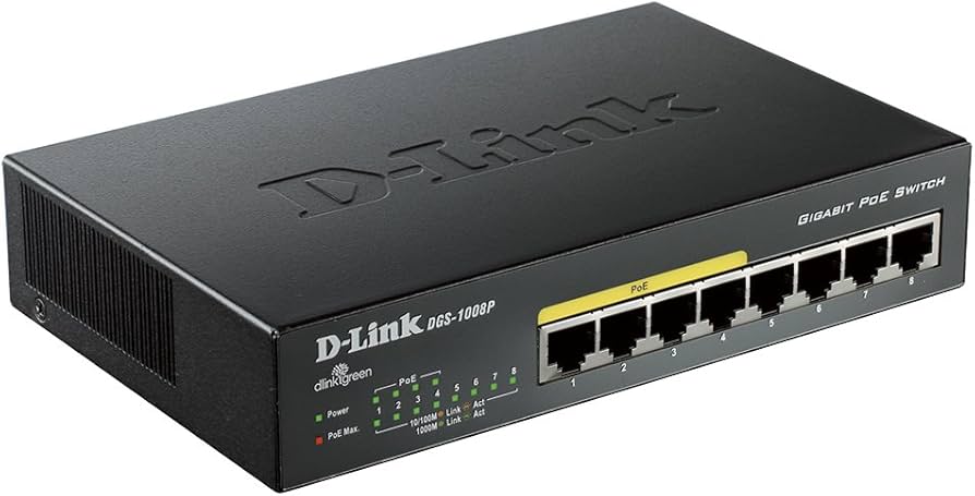 Amazon.com: D-Link PoE Switch, 8 Port Ethernet Gigabit Unmanaged