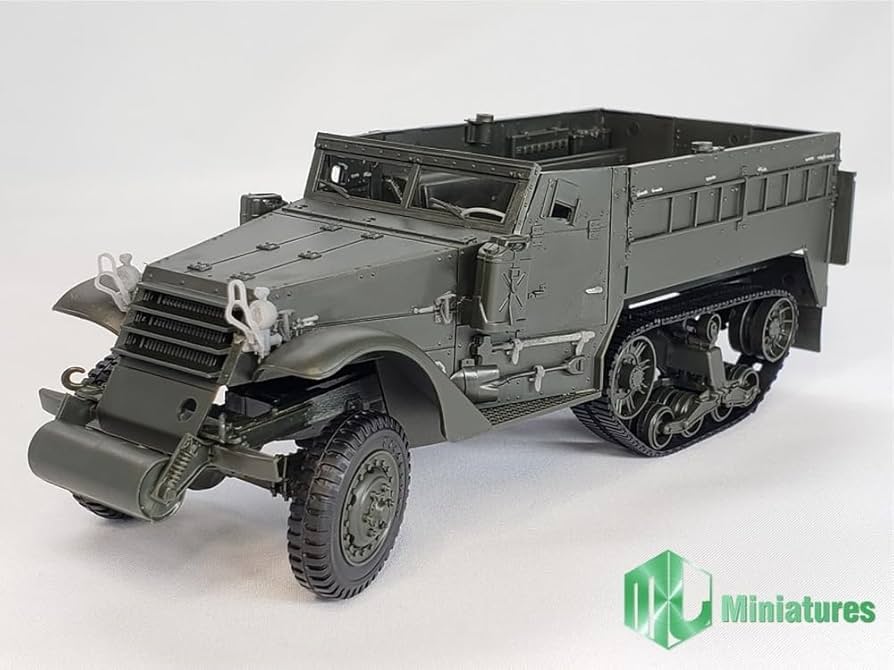 Amazon | MJミニチュア 1/35 アメリカ M3/M16 ハーフトラック