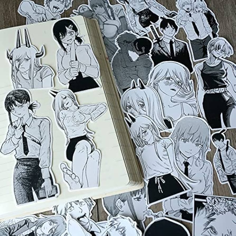 Amazon.co.jp: チェンソーマン シール ステッカーセット アニメ 漫画