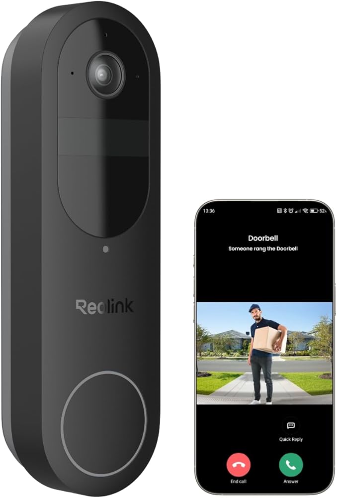 Amazon.com: REOLINK 2K Battery Video Doorbell Camera, 150°x150