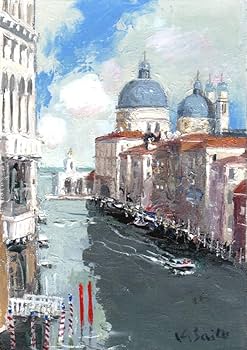 Amazon.co.jp: 斉藤要 ベネチア イタリア 絵画 風景画 ベニス 油絵