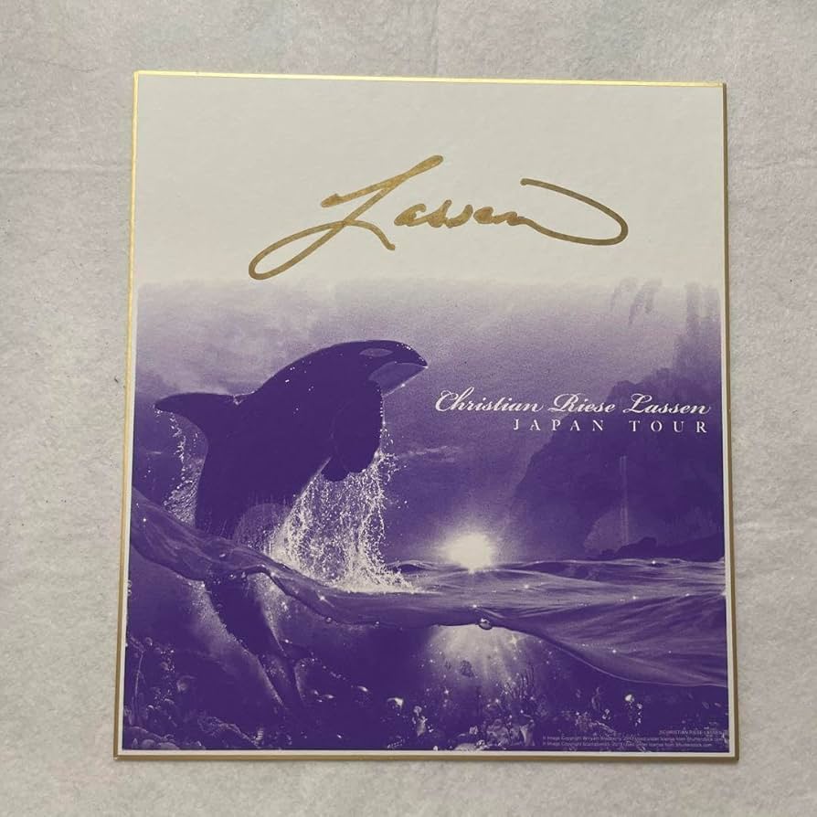 Amazon.co.jp: クリスチャン ラッセン 直筆サイン 色紙 : 文房具