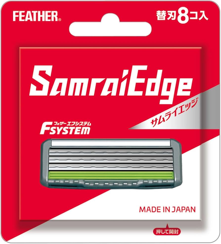 Amazon.co.jp: FEATHER(フェザー) エフシステム サムライエッジ 替刃 8