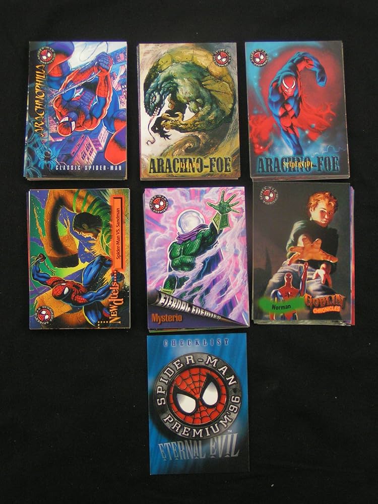 Amazon.com: Spider-Man Premium '96 Trading Card Set (Complete 100