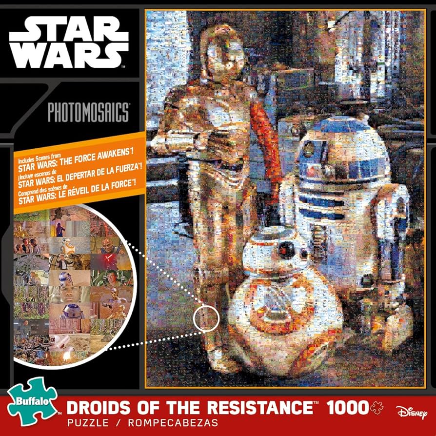 Amazon.com: Buffalo Games Star Wars - Photomosiac - Droids of the