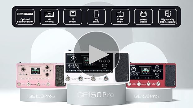 Amazon.com: MOOER GE150 Pro Li Guitar Amp Modelling Multi Effects