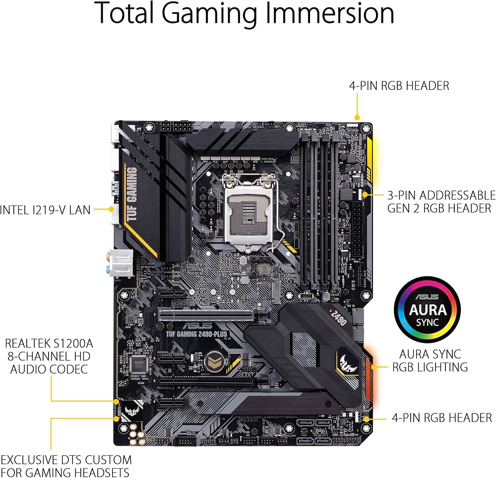Amazon | ASUS TUF Gaming Z490-Plus LGA 1200 (インテル10世代) ATX