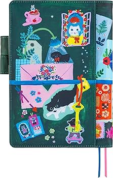 Amazon | ほぼ日手帳 カズン(A5)手帳カバー 北岸由美/おてがみ