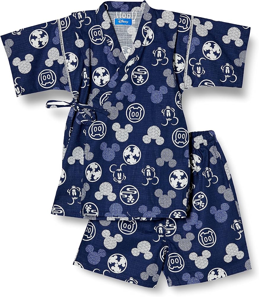 Amazon | [ディズニー] 甚平 ミッキーマウス ミッキー 男児 和柄甚平